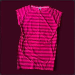Helly Hansen Bright Fuchsia Striped dress with pockets